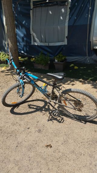 Bicicleta infantil azul