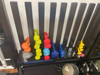 Mancuernas Soporte Negro