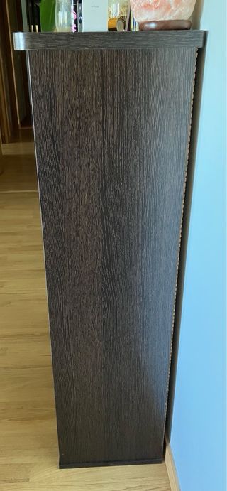 Mueble zapatero madera wengé