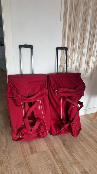 Juego de 2 Maletas Samsonite Rojas