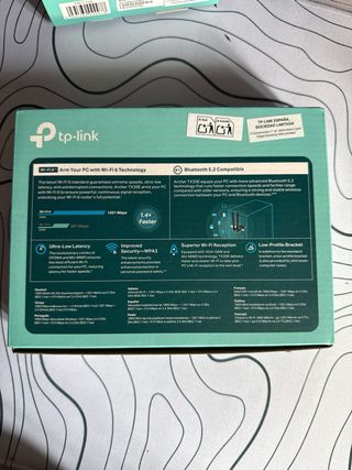 TP-Link AX1800 Wi-Fi 6 Bluetooth 5.2 PCIe