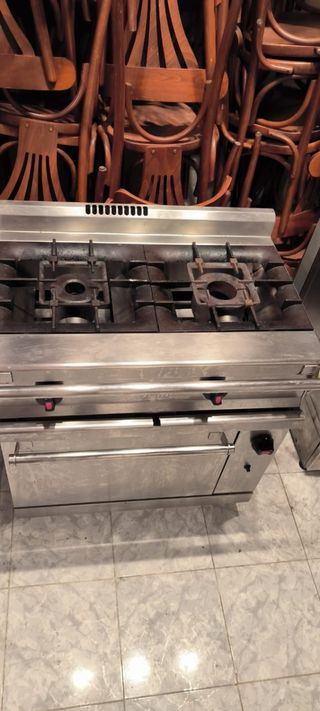 Cocina profesional de gas