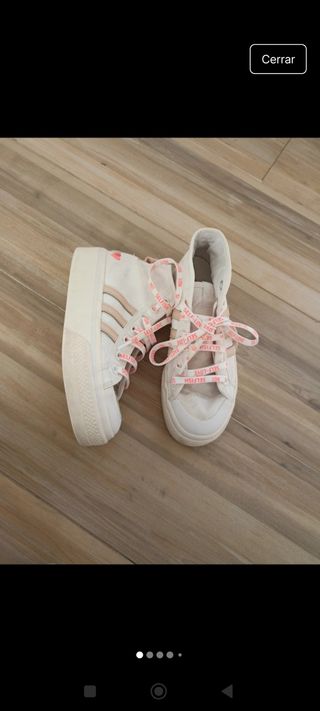 Zapatillas Adidas Blancas Talla 37.5