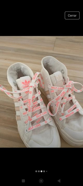 Zapatillas Adidas Blancas Talla 37.5