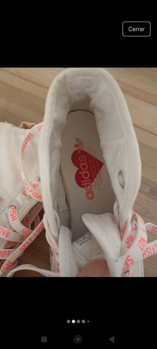 Zapatillas Adidas Blancas Talla 37.5