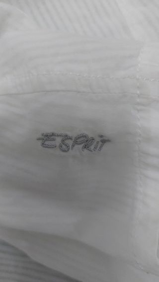 Camicia bianca Esprit tg 38 XS plissettata