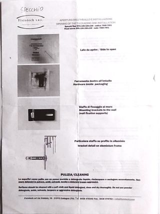 Specchio Quadrettato Fisiotech Posturologia