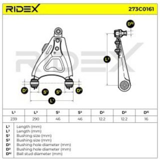 Brazos de Suspensión Renault RIDEX