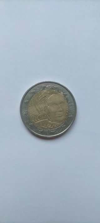 Moneda 2 Euros Francia Simone Veil 2018