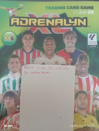 Álbum Cromos Adrenalyn XL 2024-25