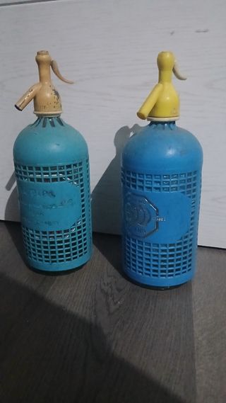 2 Sifones antiguos de soda