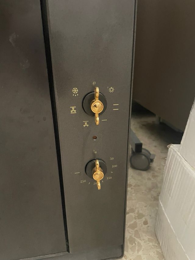 Horno SMEG color grafito y campana