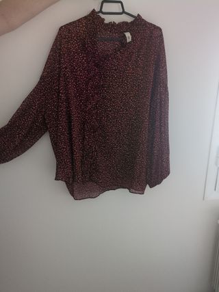 Camisa estampada mujer