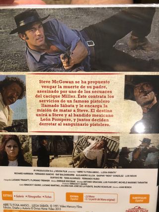 Abre tu fosa, amigo... llega Sabata DVD Western Es