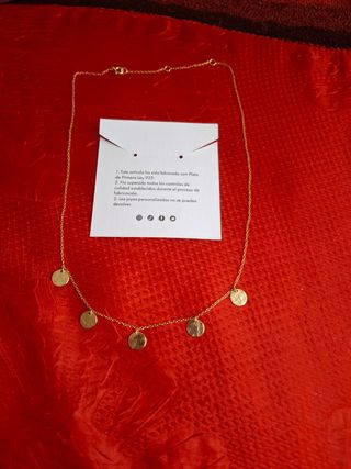 Collar Plata 925 Dorada