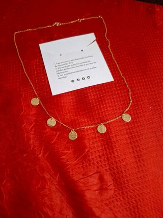 Collar Plata 925 Dorada