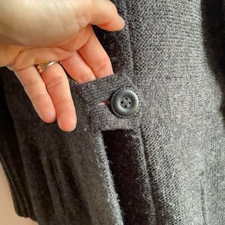 Cocorita cappotto lana Made in Italy grigio