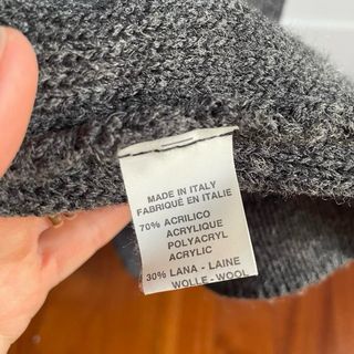 Cocorita cappotto lana Made in Italy grigio