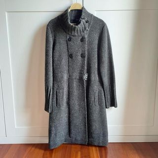 Cocorita cappotto lana Made in Italy grigio