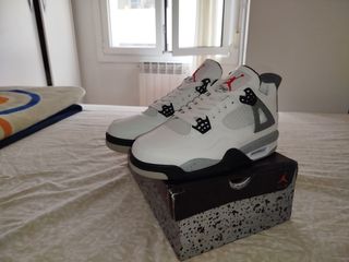 Zapatillas Jordan 4 Blancas y Grises talla (35-46)