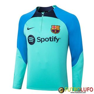 Sudadera Barcelona Nike Azul/Verde