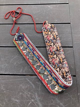 Cinturón Étnico Multicolor Bordado