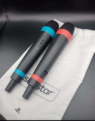 Microfoni Singstar Sony con 2 giochi