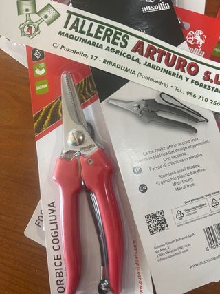 Pack 6 Tijeras de Jardín/ vendimia/ florista inox