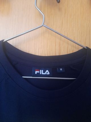 Camiseta Fila Manga Larga Azul