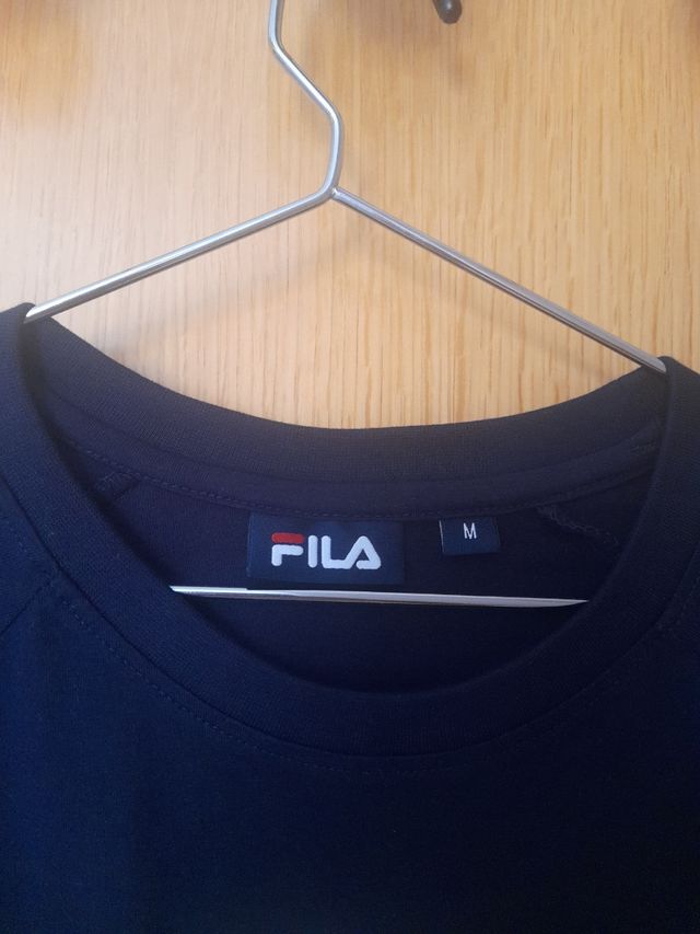 Camiseta Fila Manga Larga Azul