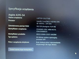 Acer Aspire 3 A315 54 negro
