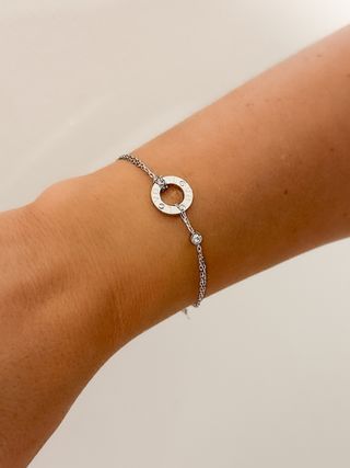 Pulsera Cartier Love Oro Blanco 18kt
