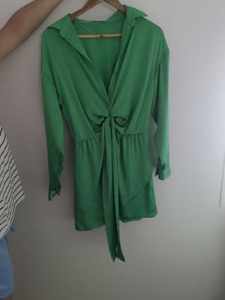 Vestido verde Pull&Bear