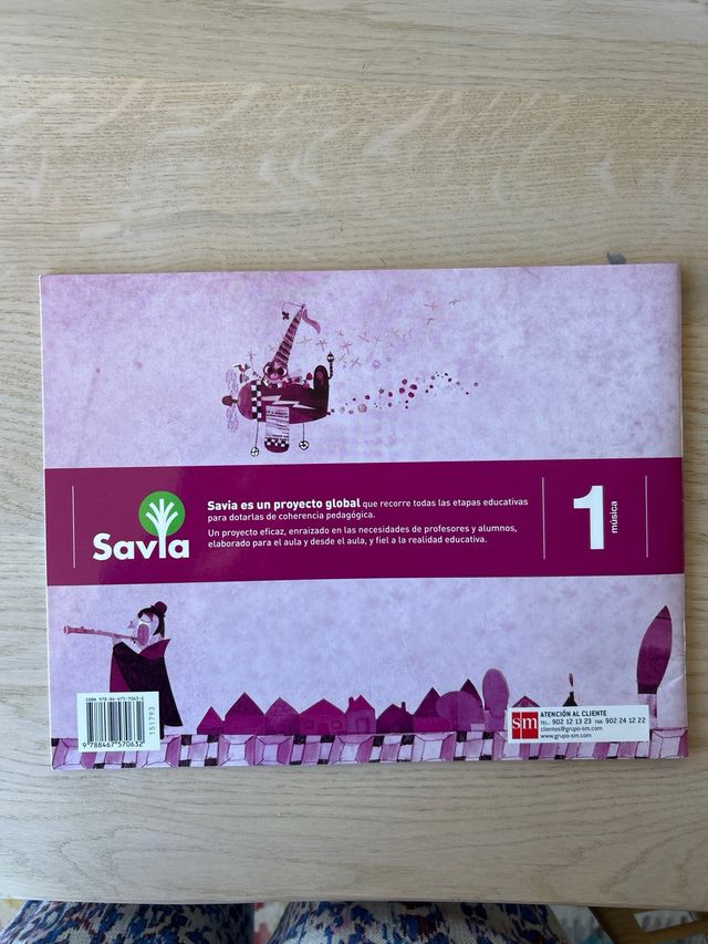 Cuaderno de música. 1 Primaria. Savia