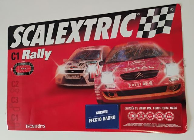 Scalextric C1 Rally con instrucciones.