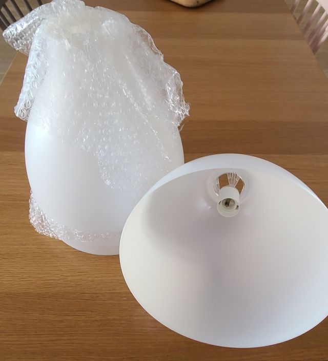 Lámpara Techo Ikea modelo melody Blanca 28cm