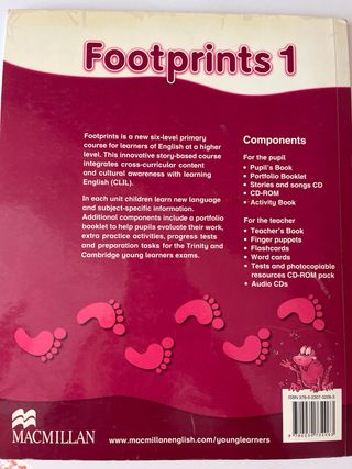 Footprints 1 Libros Inglés pupil y teacher + CD