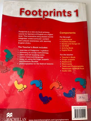 Footprints 1 Libros Inglés pupil y teacher + CD