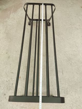 Zapatero de hierro Ikea negro