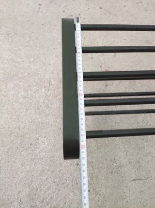 Zapatero de hierro Ikea negro