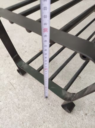 Zapatero de hierro Ikea negro