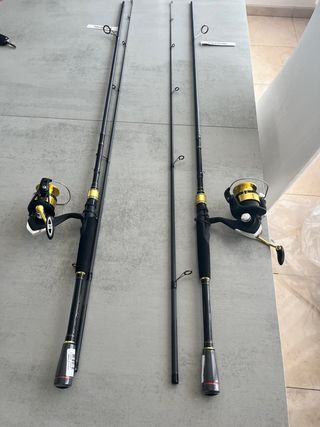 Cañas de pescar nuevas