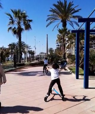 Patinete doble 3 ruedas