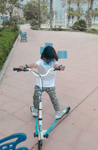 Patinete doble 3 ruedas