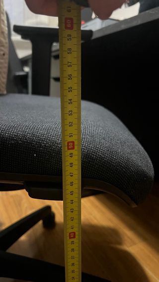 Silla de oficina ergonómica negra