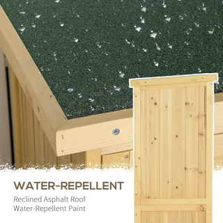 Casetta in Legno da Giardino con Tetto Impermeabil