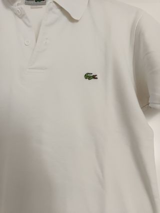 Polo Lacoste Blanco