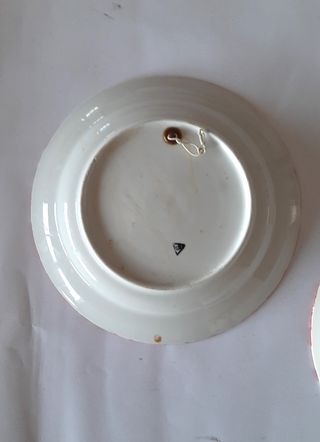 Piatti Cecoslovacchi Maiolica Dipinti a Mano