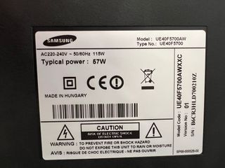 TV Samsung 40 UE40F5700AW