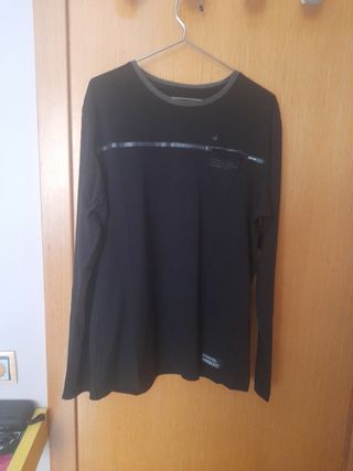 Camiseta G-Star Negra Manga Larga